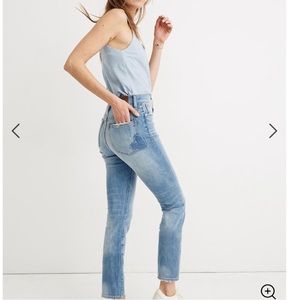 Madewell || the perfect vintage heart patch jeans